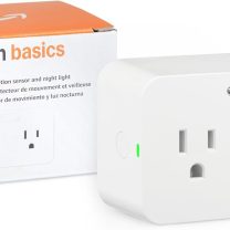 Dual Smart Plug with Motion Sensor and Night Light, Works with Alexa Only, 2.4 GHz Wi-Fi, No Hub Required, 4.33 x 2.36 x 1.38 in, White