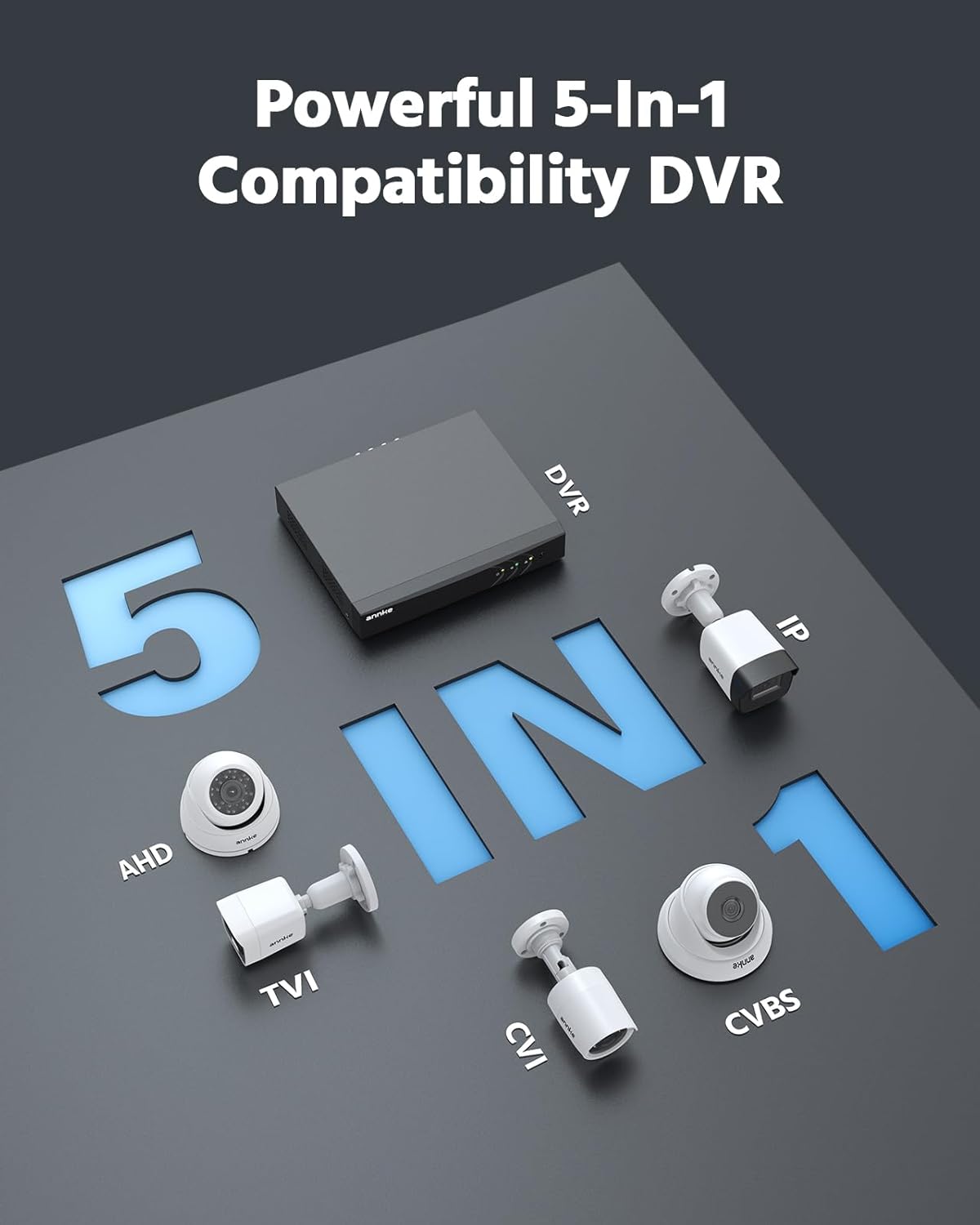 ANNKE 3K Lite Wired Security Camera System with AI Human/Vehicle Detection, H.265+ 8CH Surveillance DVR with 1TB Hard Drive and 8 x 1080p HD Outdoor CCTV Cameras, Color Night Vision, Smart Dual Light - Image 2