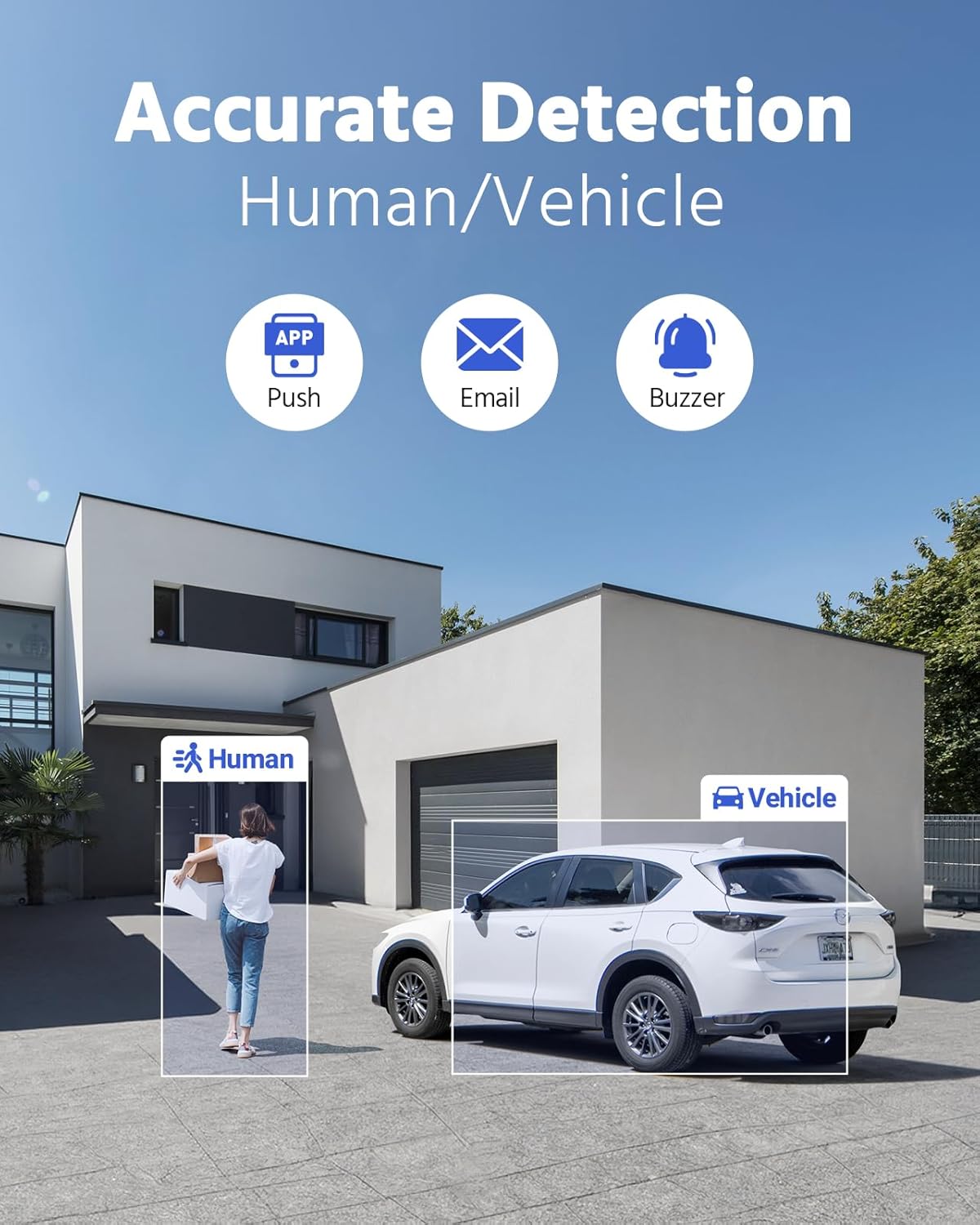 ANNKE 3K Lite Wired Security Camera System with AI Human/Vehicle Detection, H.265+ 8CH Surveillance DVR with 1TB Hard Drive and 8 x 1080p HD Outdoor CCTV Cameras, Color Night Vision, Smart Dual Light - Image 3