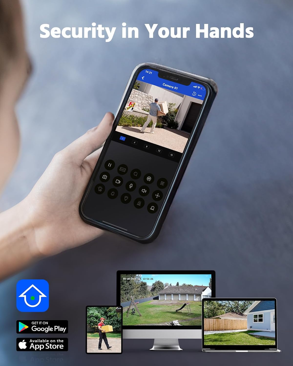 ANNKE 3K Lite Wired Security Camera System with AI Human/Vehicle Detection, H.265+ 8CH Surveillance DVR with 1TB Hard Drive and 8 x 1080p HD Outdoor CCTV Cameras, Color Night Vision, Smart Dual Light - Image 8